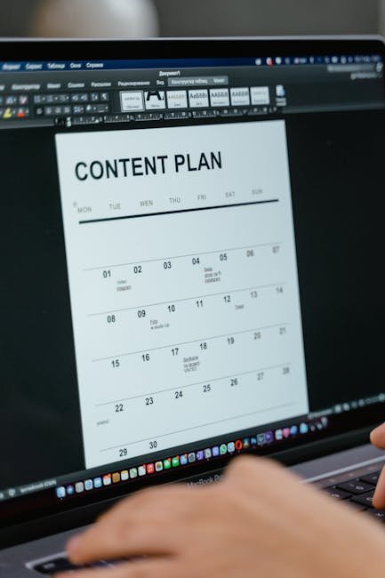 Creating a content calendar for 2026